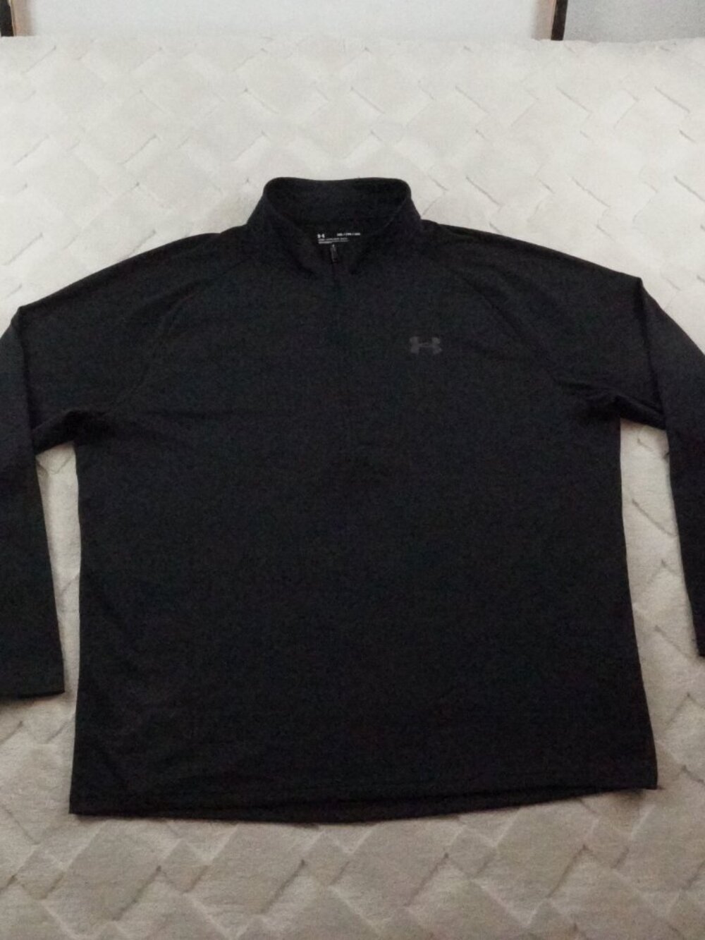 Under Armour 1/2th Sweatshirt Mens 3XL Black Pullover Performance